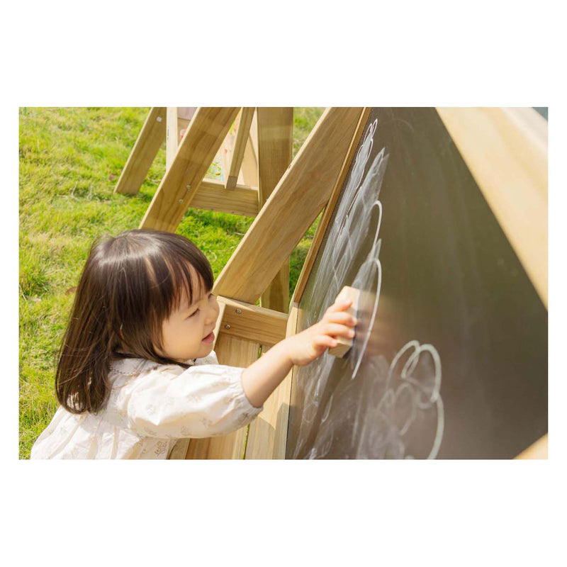 Load image into Gallery viewer, Classic world houten krijt- en schoolbord