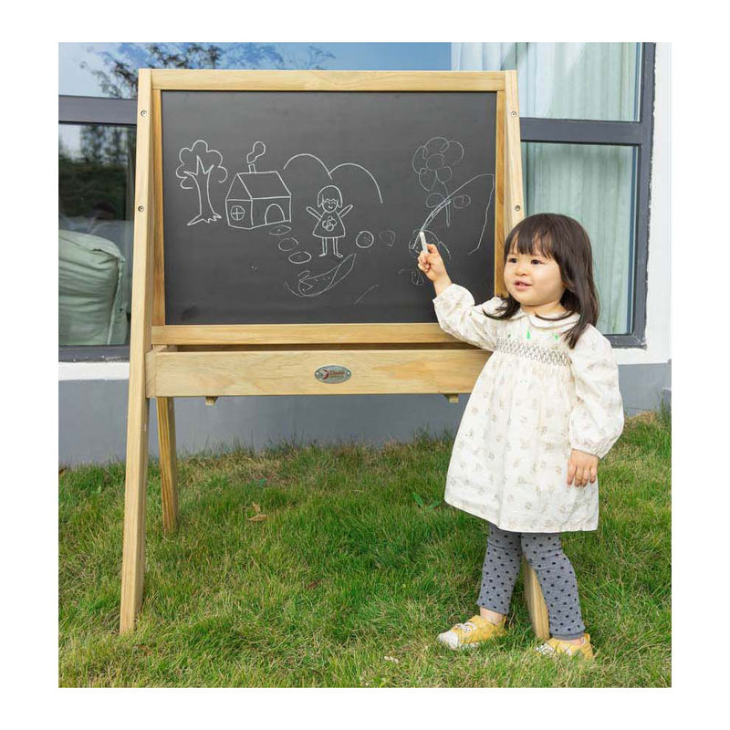 Load image into Gallery viewer, Classic world houten krijt- en schoolbord