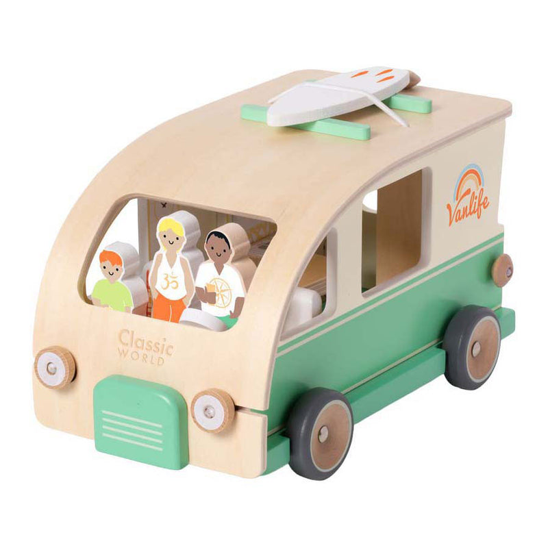 Afbeelding laden in galerijviewer, Classic world houten camper met accesoires - 9dlg.