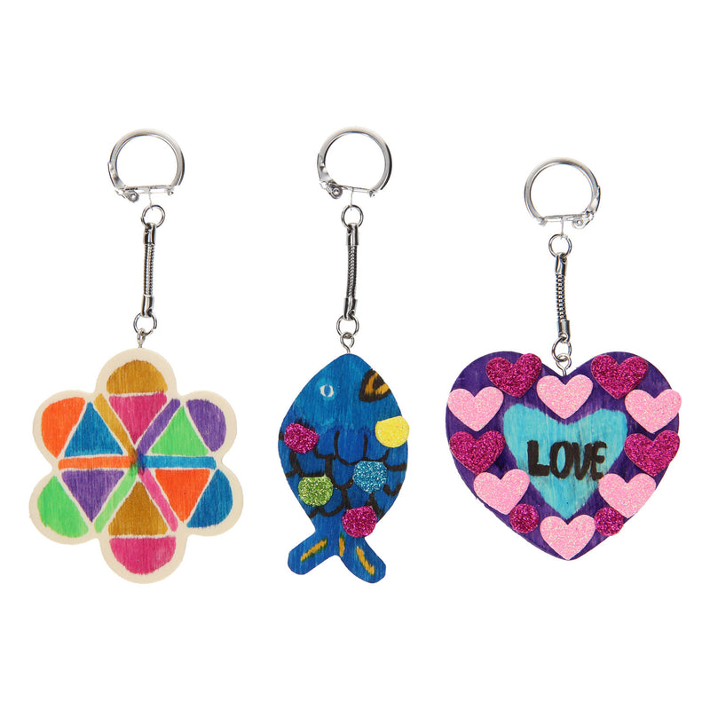 Afbeelding laden in galerijviewer, Creativ company https: www.cchobby.nl sleutelhanger-afm-6-7-cm-dikte-3-mm-3-stuk-1-doos