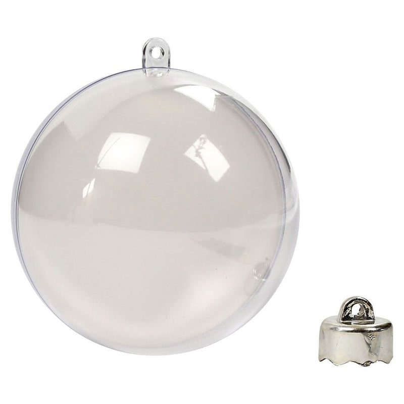 Afbeelding laden in galerijviewer, Creativ company decoratie kerstballen tweedelig, 5st.