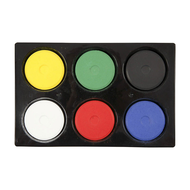 Load image into Gallery viewer, Creotime waterverf, d: 44 mm, h: 16 mm, 1 set, primaire kleuren