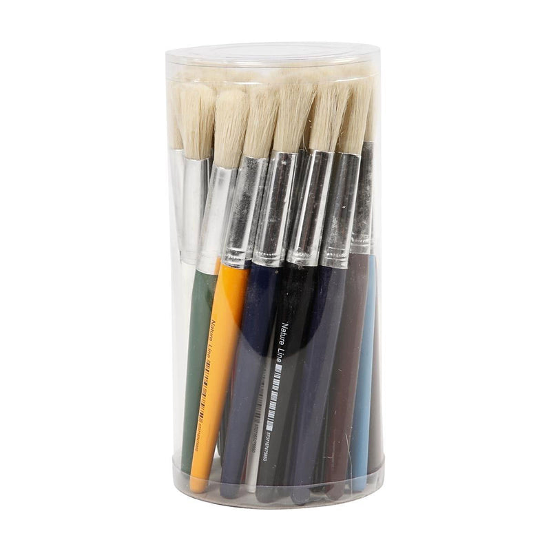 Afbeelding laden in galerijviewer, Creativ company https: www.cchobby.nl kwasten-voor-kinderen-l-19-cm-b-12-mm-rond-30-stuk-1-doos