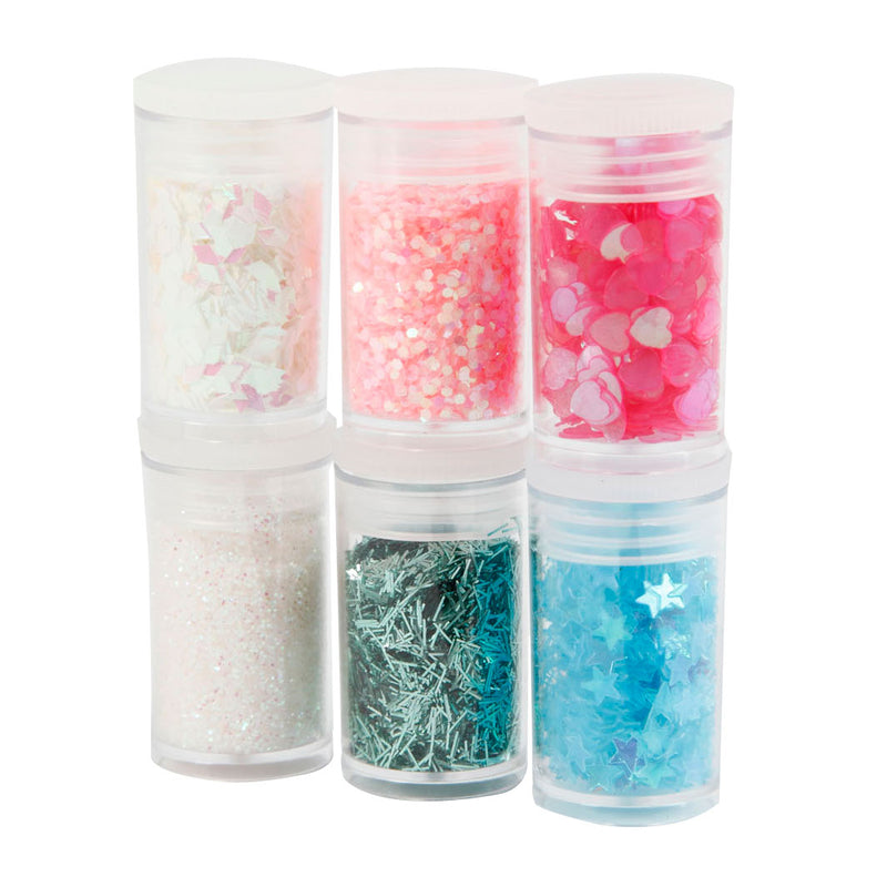 Load image into Gallery viewer, Creativ Company Glitters en Pailletten, 6x5 gram