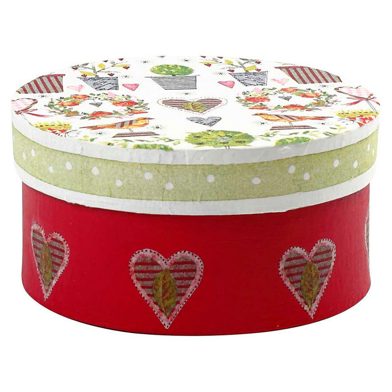Load image into Gallery viewer, Creativ company https: www.cchobby.nl ronde-dozen-h-5-6-5-7-5-cm-d-10-13-16-cm-3-stuk-1-set