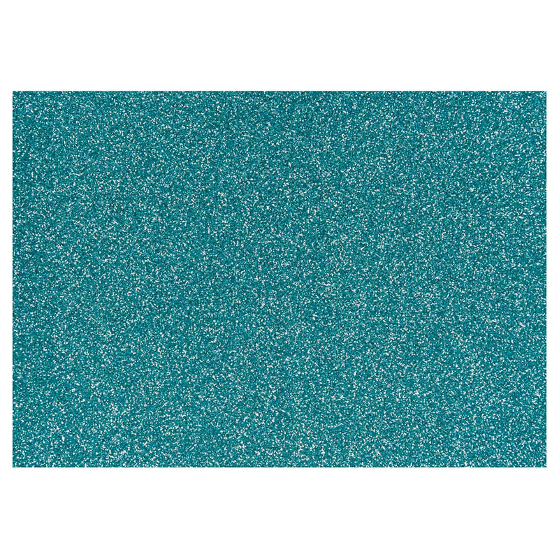 Load image into Gallery viewer, Creativ company opstrijkfolie glitter lichtblauw, a5