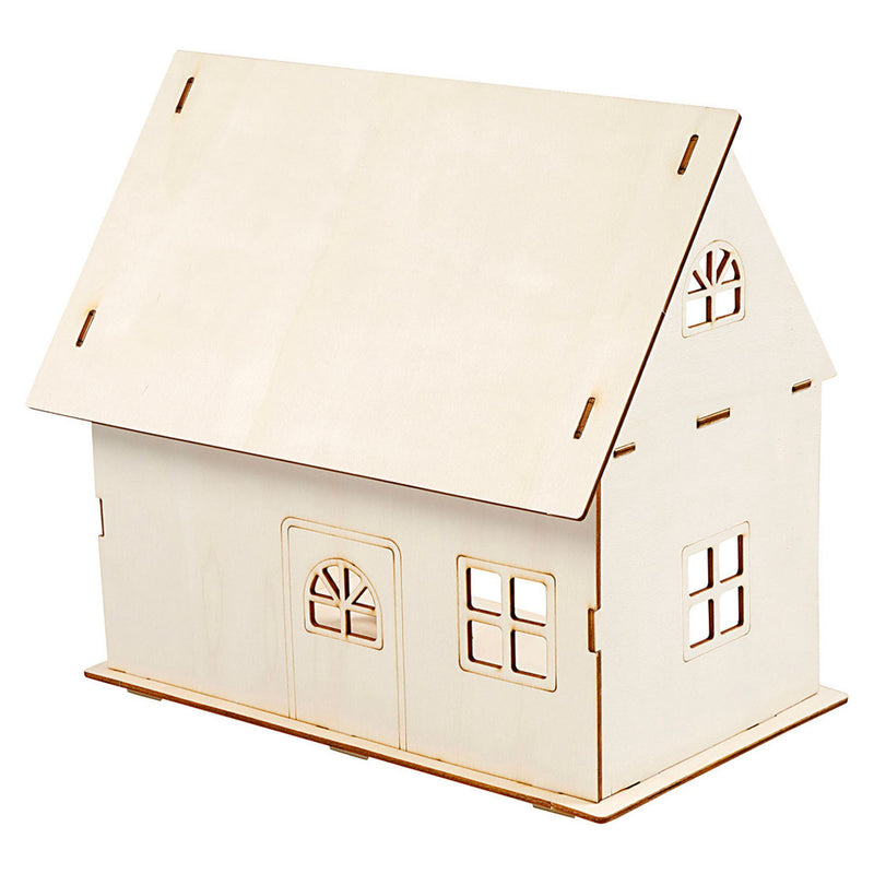 Load image into Gallery viewer, Creativ company https: www.cchobby.nl diy-poppenhuis-h-25-cm-afm-18x27-cm-1-stuk