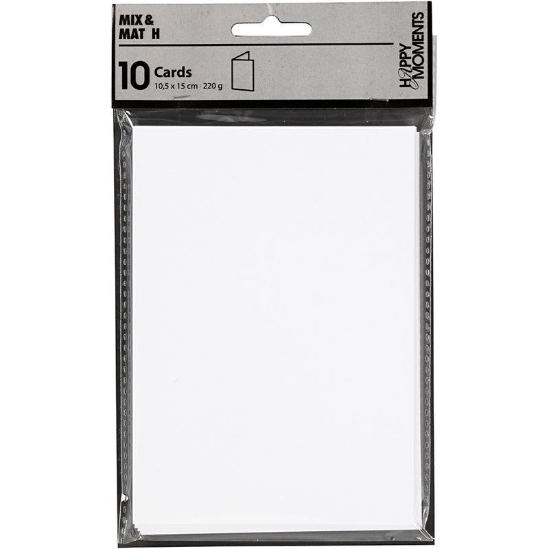 Load image into Gallery viewer, Creativ company kaarten wit 225gr, 10st.