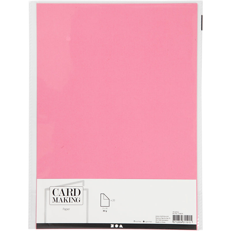 Load image into Gallery viewer, Creativ company papier roze a4 80gr, 20st.