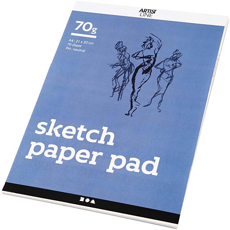Load image into Gallery viewer, Creativ company schetsblok wit a4 70gr, 70 vellen