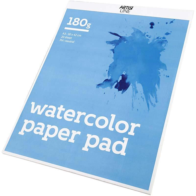 Load image into Gallery viewer, Creativ company aquarelblok a3 180 gr wit 20 vel