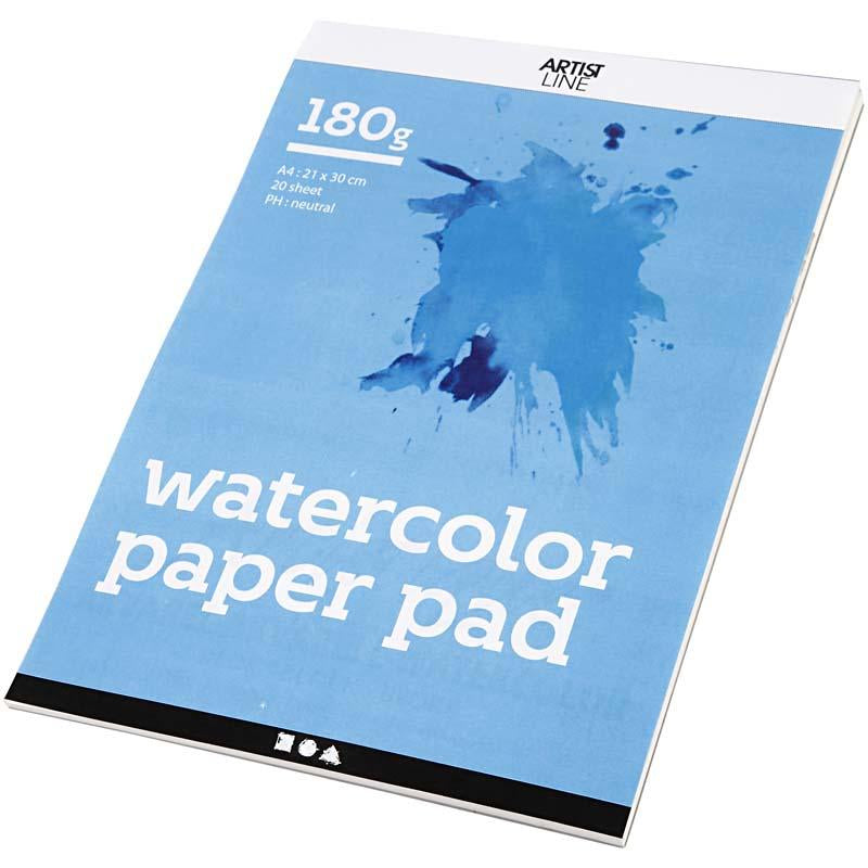 Load image into Gallery viewer, Creativ company aquarelblok wit a4 180gr, 20 vellen