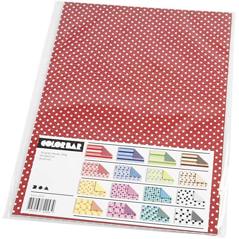 Afbeelding laden in galerijviewer, Creativ company color bar papier print a4 100gr, 16 vellen