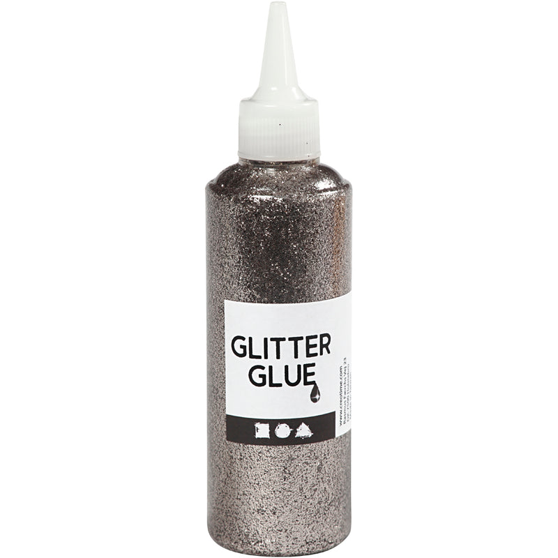 Load image into Gallery viewer, Creativ company glitterlijm zilver, 118ml