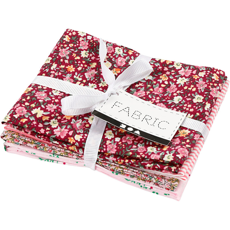 Load image into Gallery viewer, Creativ company patchwork stof roze 45x55cm, 4st.