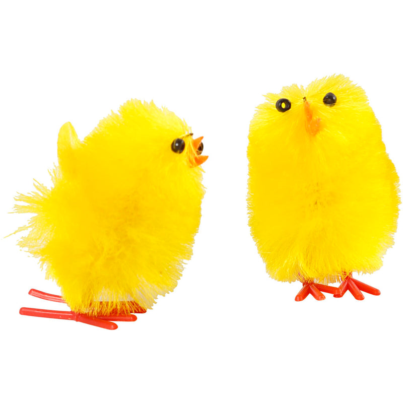 Load image into Gallery viewer, Creativ company gele paaskuikens chenille, 12st.