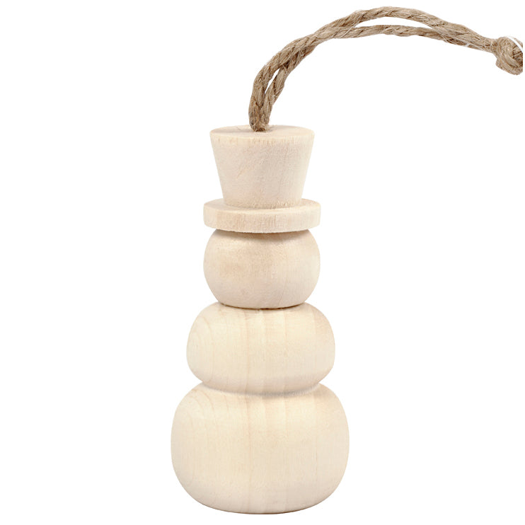 Afbeelding laden in galerijviewer, Creativ company https: www.cchobby.nl sneeuwpop-h-7-8-cm-d-3-3-cm-1-stuk