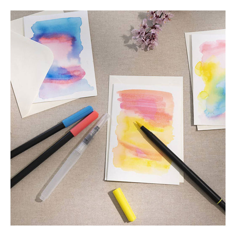 Load image into Gallery viewer, Creativ company https: www.cchobby.nl aquarelmarker-lijndikte-2-4-8-mm-standaardkleuren-12-stuk-1-doos