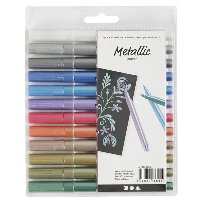 Load image into Gallery viewer, Creativ company metallic markers, 12st.