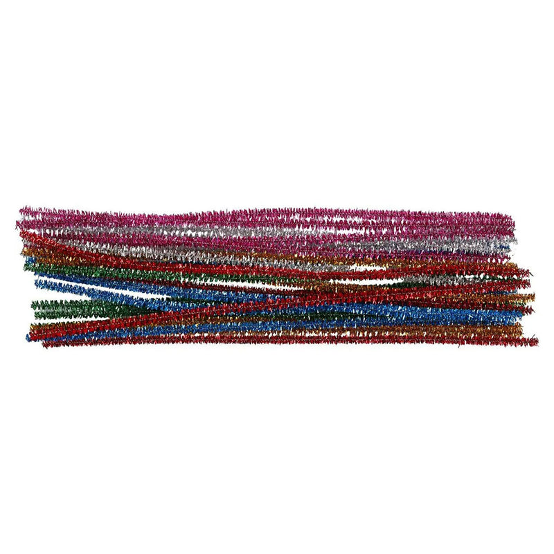 Load image into Gallery viewer, Creativ Company Chenilledraad Sterke Kleuren Glitter 30cm, 24st.