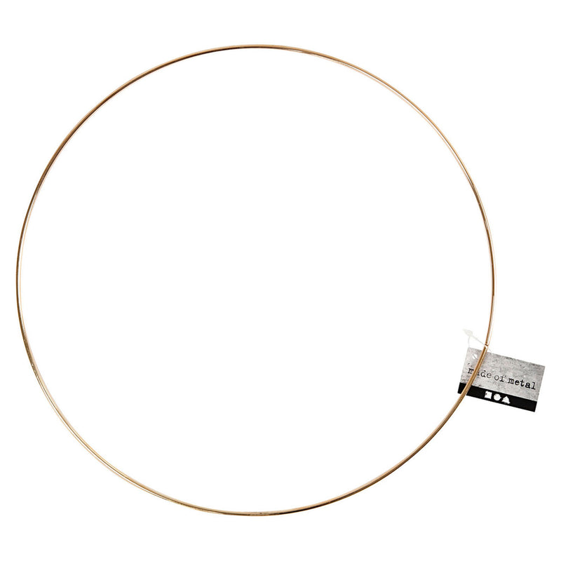 Load image into Gallery viewer, Creativ company metalen draadring goud, 30cm
