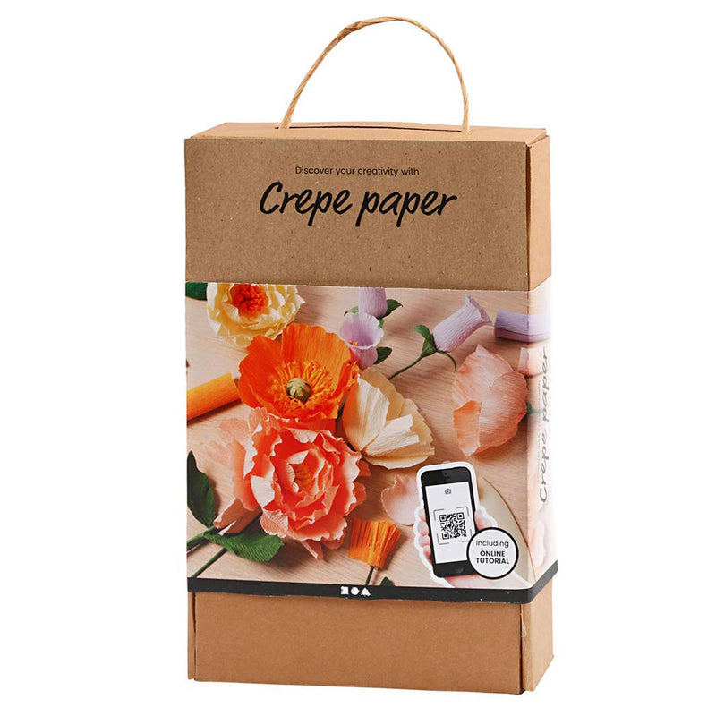 Afbeelding laden in galerijviewer, Creativ company crêpepapier bloemen maken kit