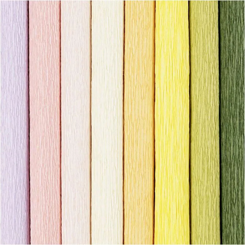 Load image into Gallery viewer, Creativ company crêpepapier pastelkleuren, 8 vellen