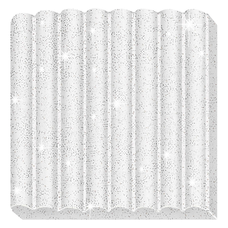 Load image into Gallery viewer, Fimo kids boetseerklei wit glitter, 42gr