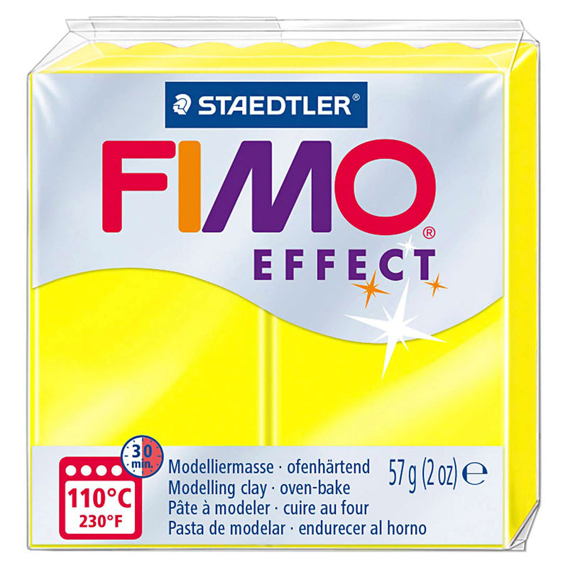 Load image into Gallery viewer, Fimo effect boetseerklei neon geel, 57gr