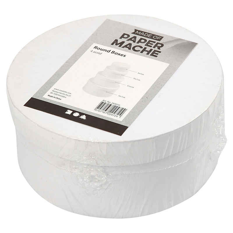 Load image into Gallery viewer, Creativ company ronde dozen van karton, 4 maten