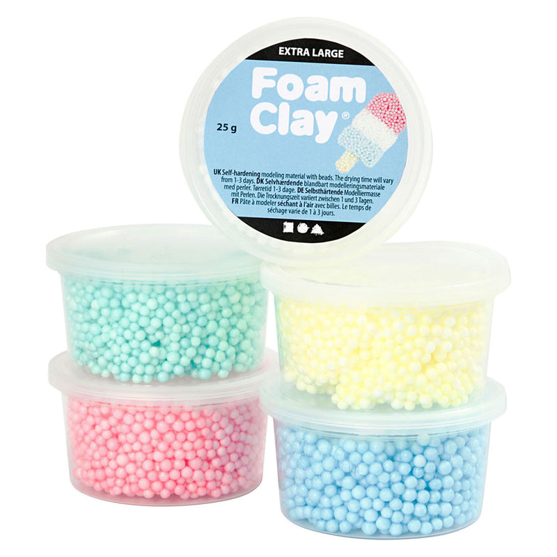 Load image into Gallery viewer, Creativ company foam clay extra large, 5 kleuren