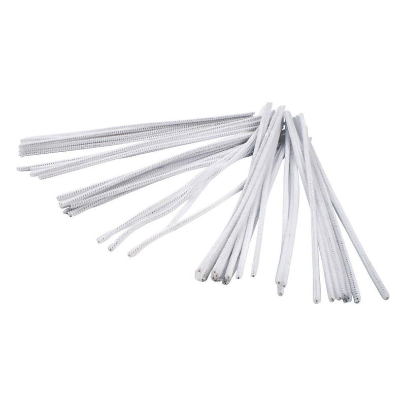 Load image into Gallery viewer, Creativ company chenille wit 30cm, 50st.