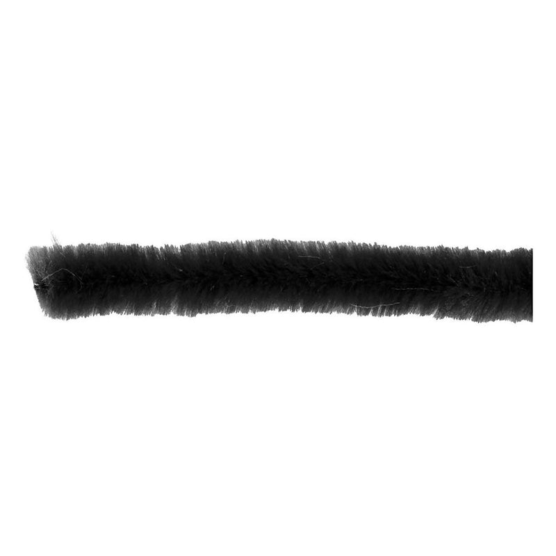 Load image into Gallery viewer, Creativ company chenille zwart 30cm, 50st.