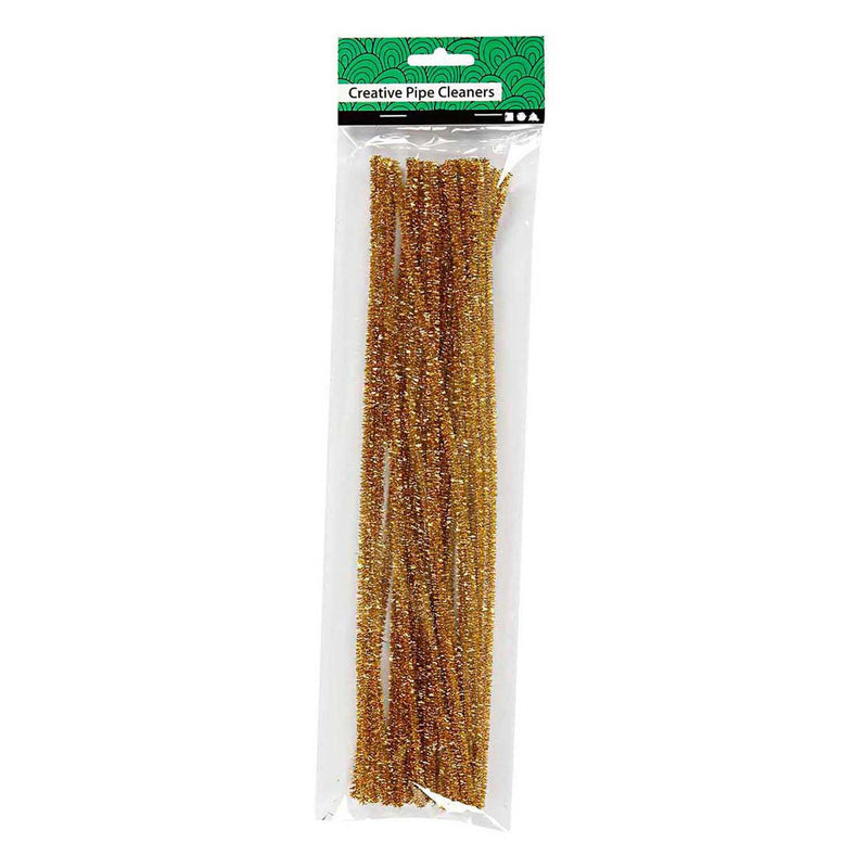 Load image into Gallery viewer, Creativ company chenille goud 30cm, 24st.