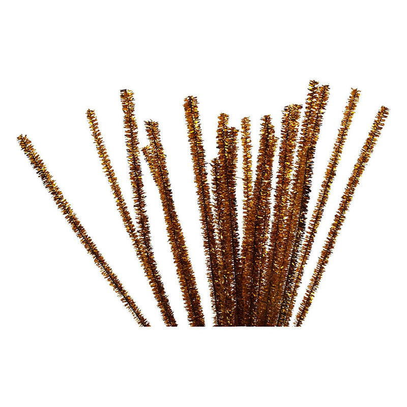 Load image into Gallery viewer, Creativ company chenille goud 30cm, 24st.