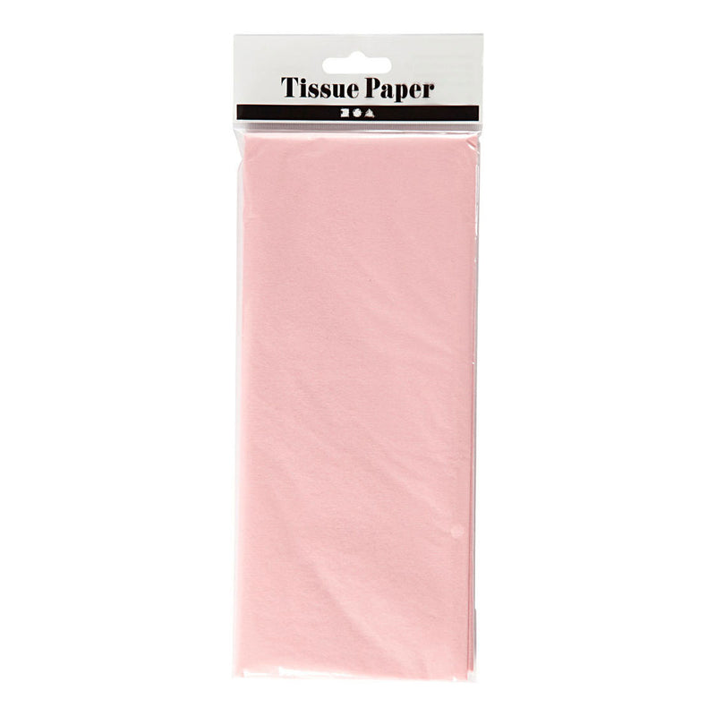 Load image into Gallery viewer, Creativ company tissuepapier lichtroze 10 vellen 14 gr, 50x70cm