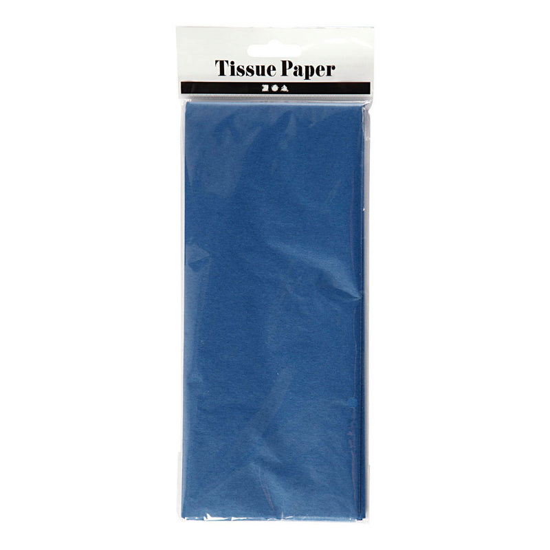 Load image into Gallery viewer, Creativ company tissuepapier blauw 10 vellen 14 gr, 50x70cm