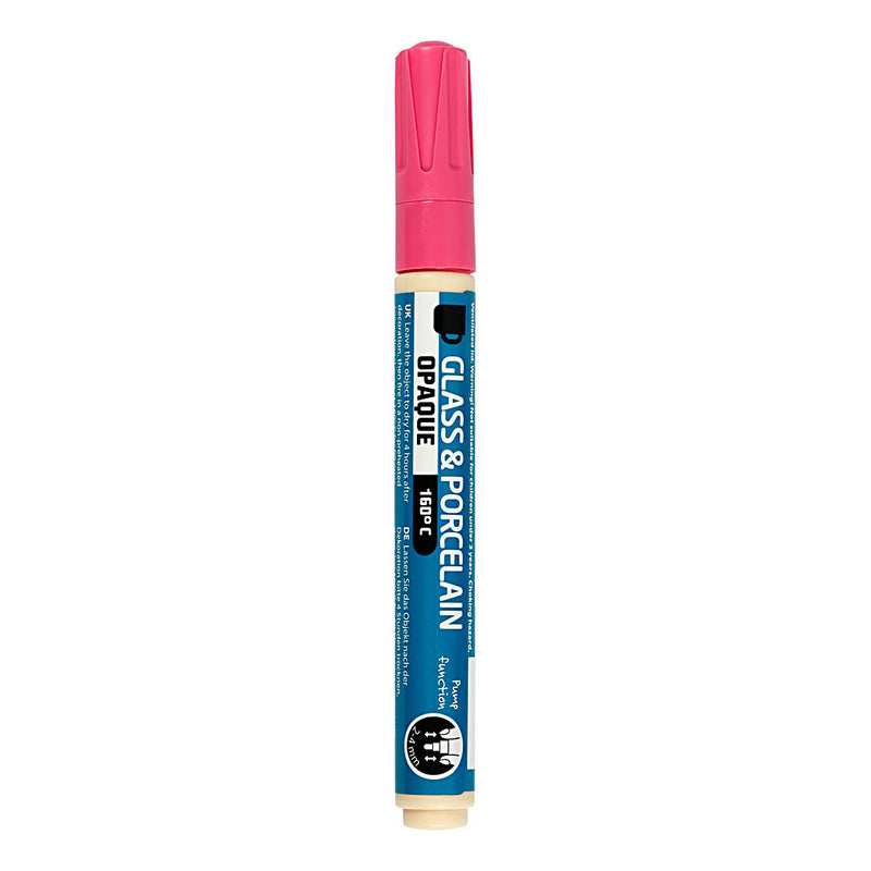 Load image into Gallery viewer, Creativ company glas- en porseleinstift dekkend - roze