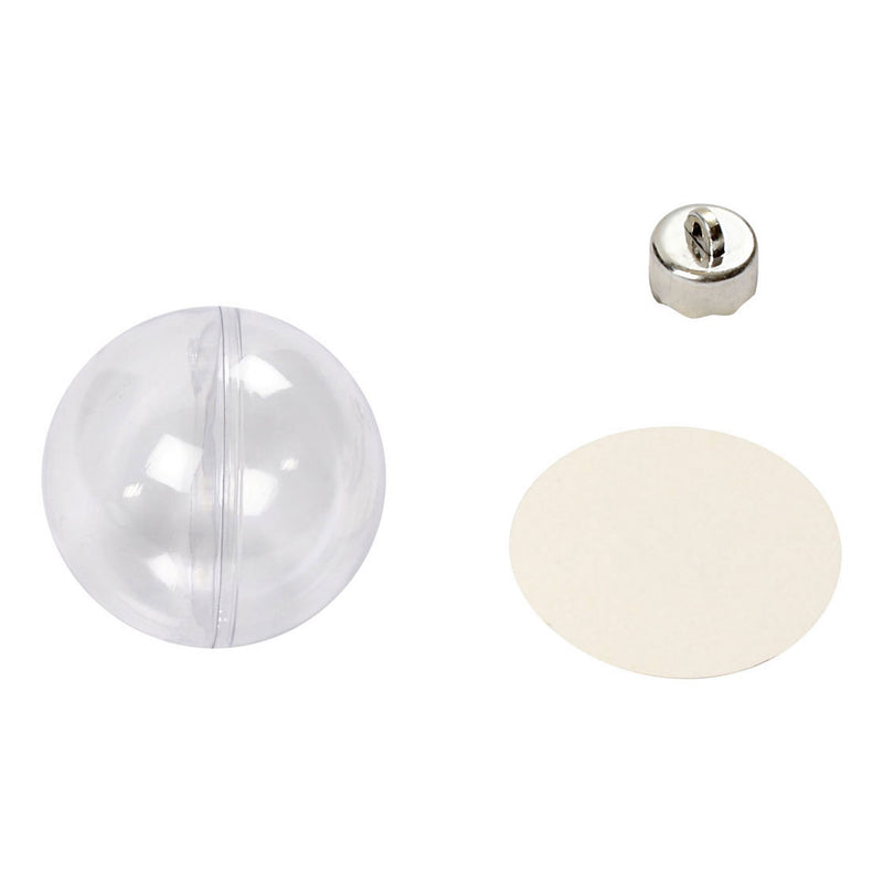 Load image into Gallery viewer, Creativ company deco ballen transparant 6cm, 8st.