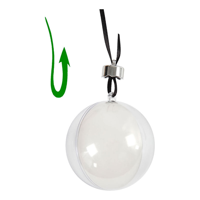Load image into Gallery viewer, Creativ company deco ballen transparant 6cm, 8st.