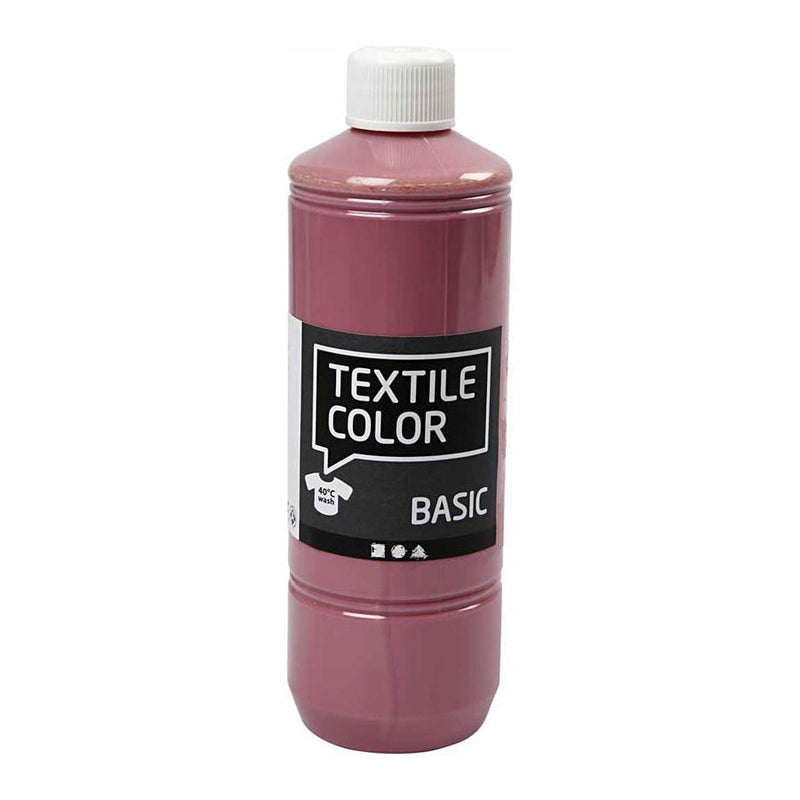 Load image into Gallery viewer, Creativ company textiel color verf - donkerroze, 500ml