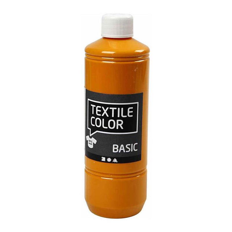 Load image into Gallery viewer, Creativ company textiel color verf - mosterd, 500ml