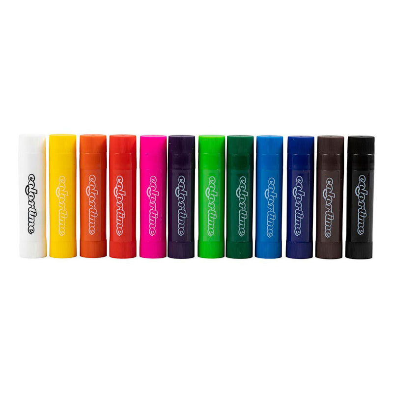 Load image into Gallery viewer, Creativ company http: www.cchobby.nl soft-color-stick-l-8-cm-diverse-kleuren-12-stuk-1-doos
