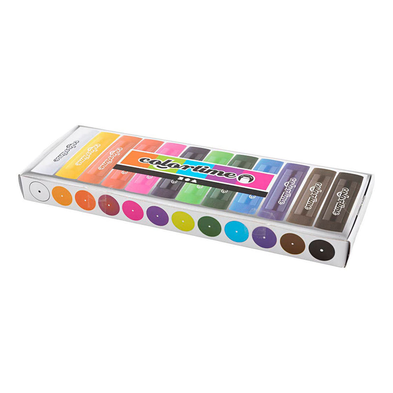 Load image into Gallery viewer, Creativ company http: www.cchobby.nl soft-color-stick-l-8-cm-diverse-kleuren-12-stuk-1-doos