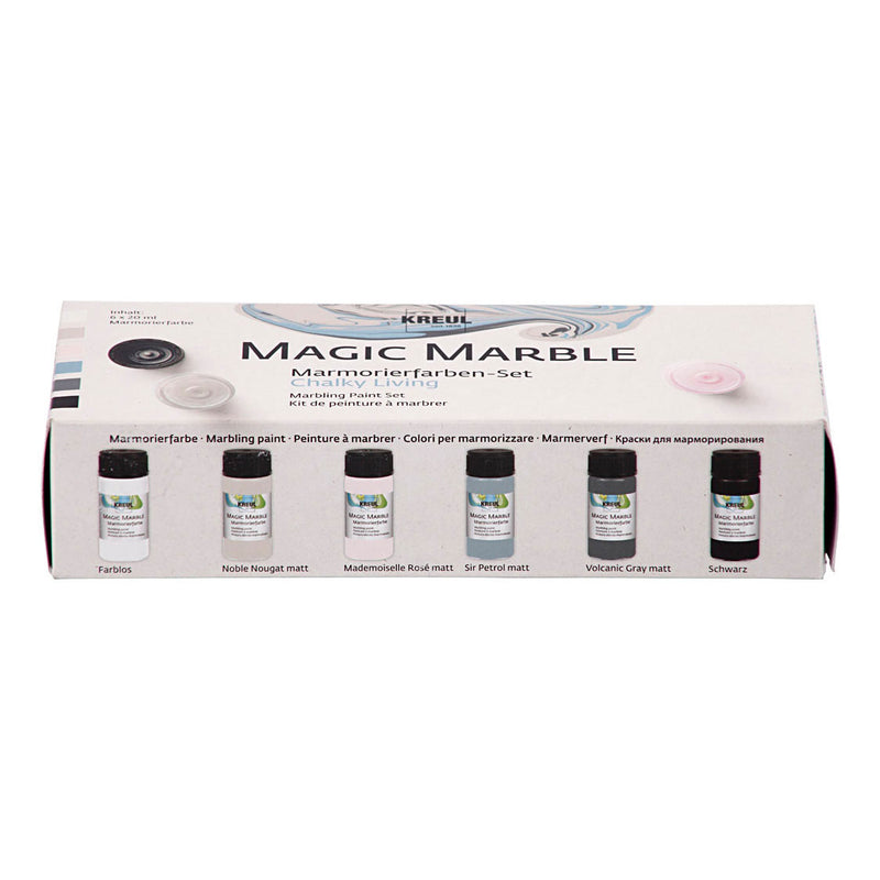 Load image into Gallery viewer, Creativ company magic marble verf pastelkleuren, 6x20ml
