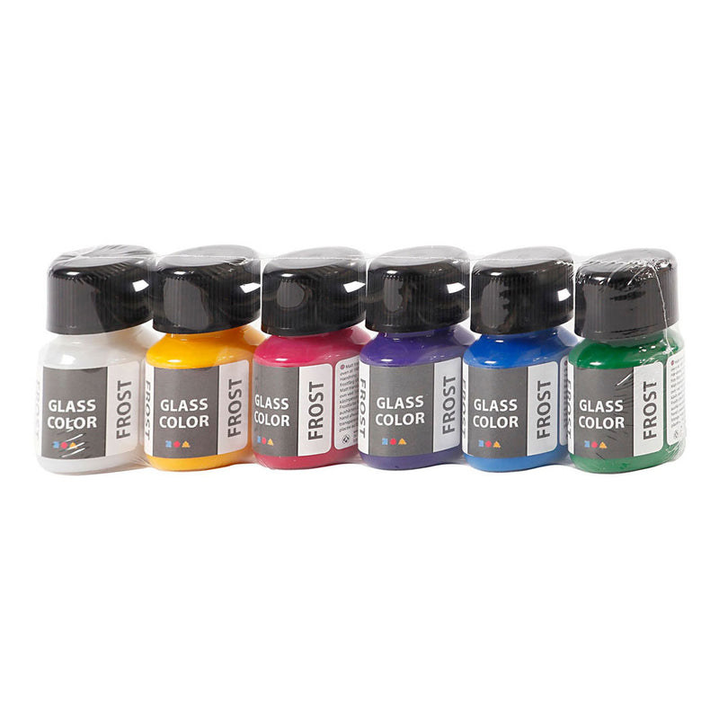 Load image into Gallery viewer, Creativ company https: www.cchobby.nl glass-color-frost-diverse-kleuren-6x30-ml-1-doos