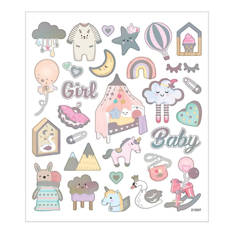 Load image into Gallery viewer, Creativ company stickers baby girl, 1 vel