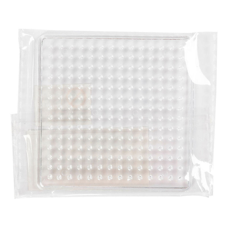 Load image into Gallery viewer, Creativ company strijkkralenbordje helder 7x7cm, 1st.