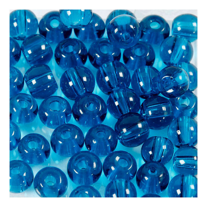 Load image into Gallery viewer, Creativ company glas kralen turquoise, 45st.
