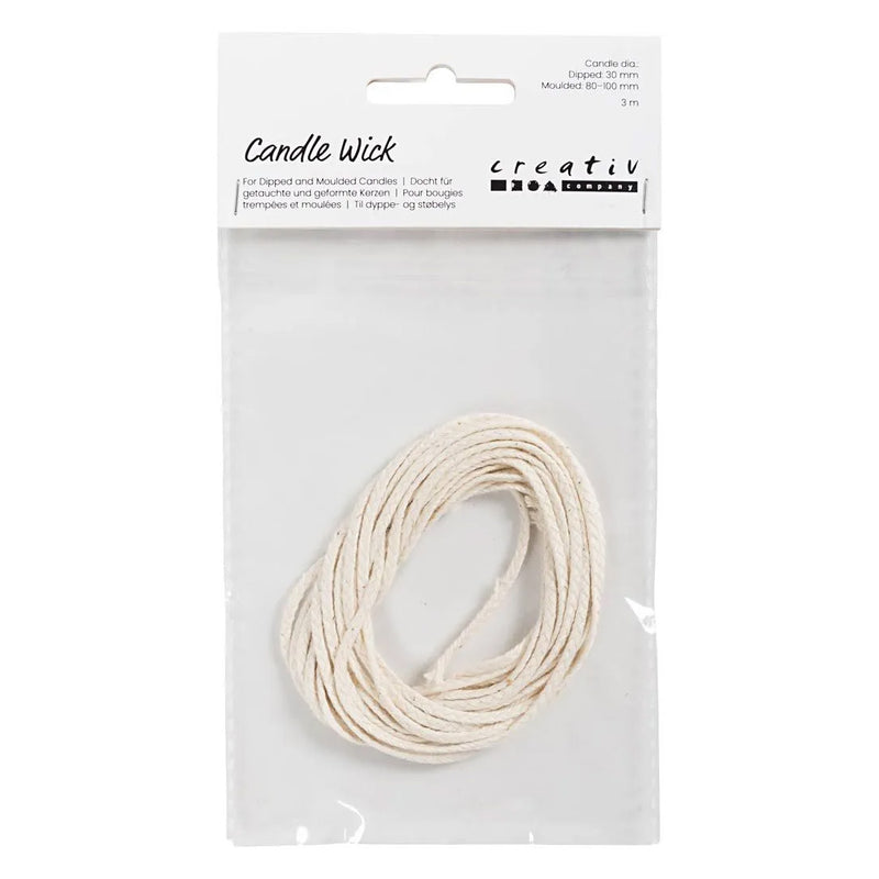 Load image into Gallery viewer, Creativ company lont voor gedoopte (dia. 22-30 mm) en gegoten kaarsen (dia. 60-80 mm), 3m
